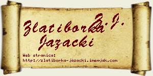 Zlatiborka Jazački vizit kartica